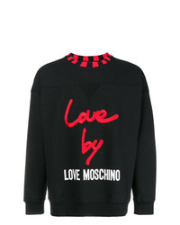 Love Moschino Logo Colour Block Sweatshirt