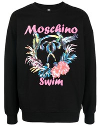 Moschino Logo Print Crew Sweatshirt