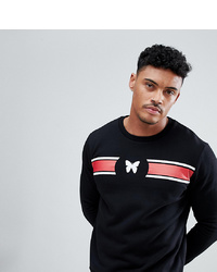 Good For Nothing Muscle Sweatshirt In Black With Logo Panel To Asos