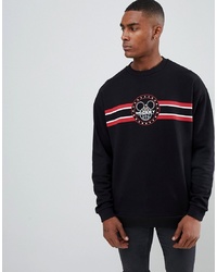 ASOS DESIGN Oversized Sweatshirt With Mickey International Print