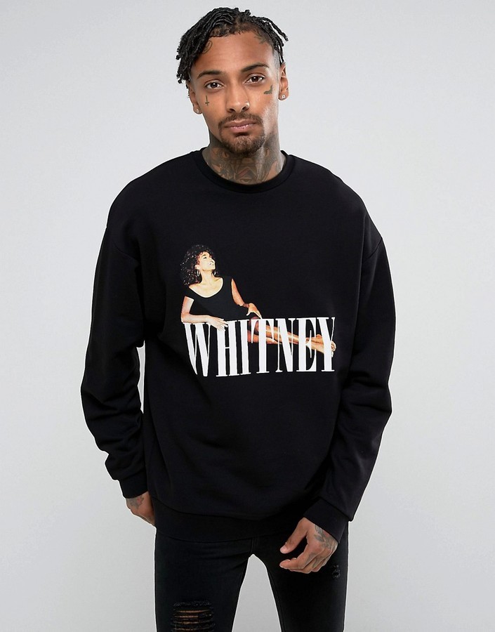 whitney houston sweatshirt