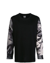 Yohji Yamamoto Printed Sleeves Sweatshirt