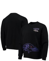 FOCO Purple Baltimore Ravens Pocket Pullover Sweater In Black At Nordstrom
