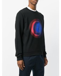 Les Hommes Urban Sphere Print Sweatshirt