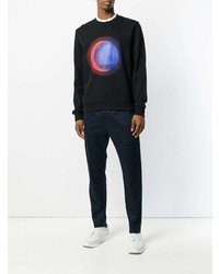 Les Hommes Urban Sphere Print Sweatshirt