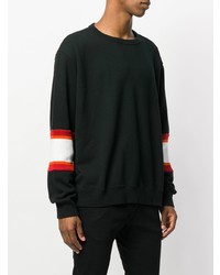 Facetasm Striped Panel Sweatshirt
