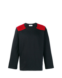 Dima Leu Striped Shoulders Sweatshirt