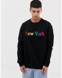 New Look Sweat With New York Embroidery