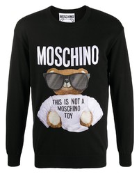 Moschino Teddy Bear Crew Neck Sweatshirt