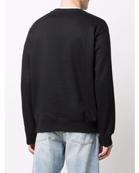 Calvin Klein Jeans Velvet Effect Log Print Sweatshirt