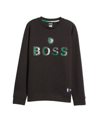 BOSS X Nba Windmill 2 Boston Celtics Graphic Crewneck Sweatshirt