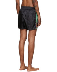 Gucci Black Jacquard Gg Swim Shorts