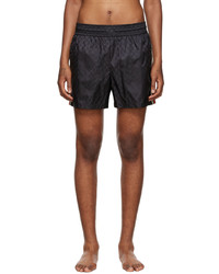 Gucci Black Jacquard Gg Swim Shorts