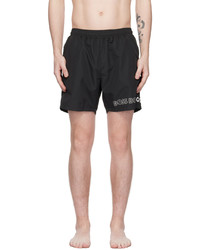 BOSS Black Printed Swim Shorts