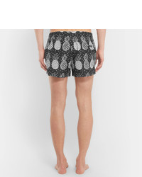 Dolce & Gabbana Mid Length Pineapple Print Swim Shorts