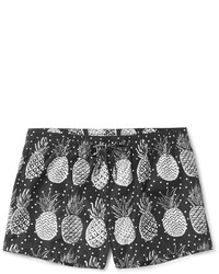 Dolce & Gabbana Mid Length Pineapple Print Swim Shorts
