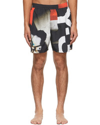 Y-3 Multicolor Allover Print Swim Shorts