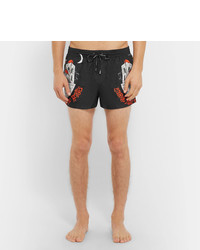 Dolce & Gabbana Slim Fit Short Length Printed Swim Shorts