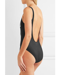 Moschino Printed Swimsuit Black