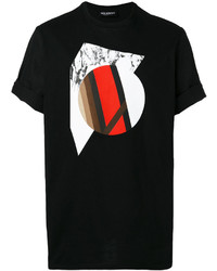 Neil Barrett Abstract Print T Shirt