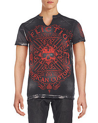 Affliction Seamed Graphic Tee