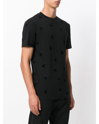 McQ Alexander Ueen Swallow Print T Shirt