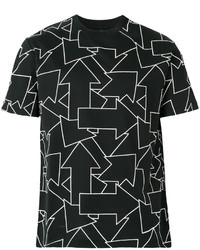 Les Hommes Arrow Print T Shirt