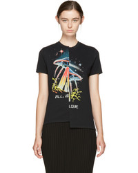 Stella McCartney Black Asymmetric T Shirt