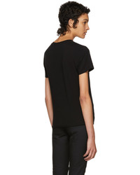 Saint Laurent Black Bouche T Shirt