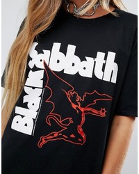 Reclaimed Vintage Black Sabbath Print Band T Shirt