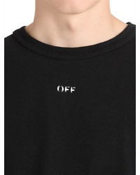 Off-White Brushed Arrows Cotton Jersey T Shirt