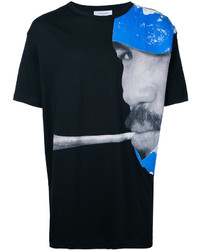 Les Benjamins Cigarette Print T Shirt