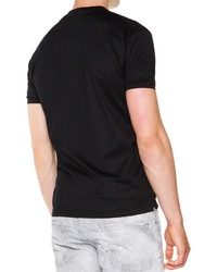 DSQUARED2 Cocktail Graphic Knit T Shirt Black
