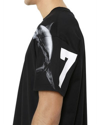 Givenchy Cuban Fit Shark Printed Jersey T Shirt
