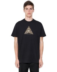 Givenchy Cuban Triangle Eye Print Jersey T Shirt