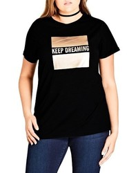 City Chic Dreaming Graphic Tee