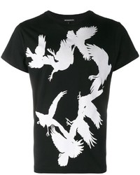 Ann Demeulemeester Flying Bird Print T Shirt