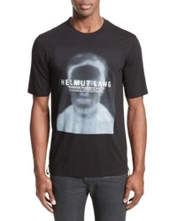 Helmut Lang Ghost Face Graphic T Shirt