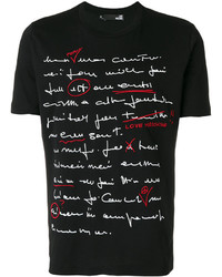 Love Moschino Handwriting Print T Shirt