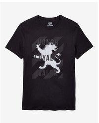 Express Honor Valor Lion Graphic T Shirt
