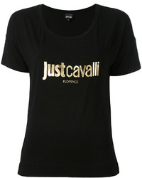 Just Cavalli Logo Print T Shirt