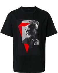 Neil Barrett Martin Luther King Jr Lincoln Graphic Print T Shirt