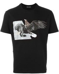 Neil Barrett Bird Print T Shirt