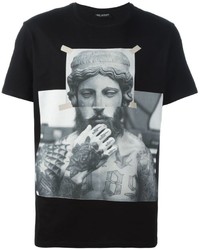 Neil Barrett Statue Print T Shirt