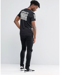 adidas Originals Graphic T Shirt In Black Az1021