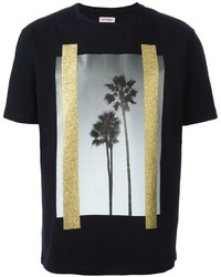 Palm Angels Palm Tree Photo Print T Shirt