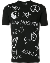 Love Moschino Peace And Love Print T Shirt
