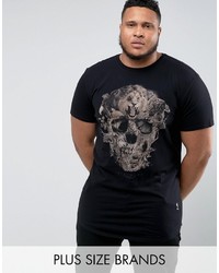 Religion Plus T Shirt With Animal Skull Graphic