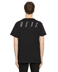 Off-White Printed Cotton Jersey Oversize T Shirt