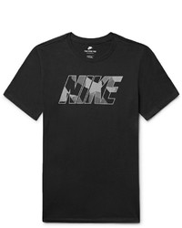 Nike Printed Cotton Jersey T Shirt
